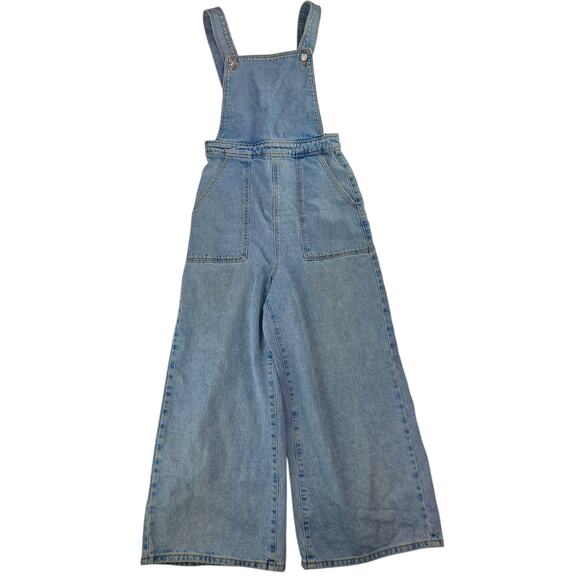 Topshop | Wide Leg-Cropped-Overalls | Size 4 - Picture 2 of 7
